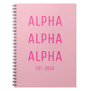 Sorority Notebook