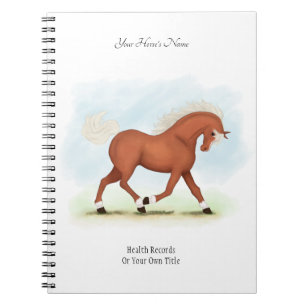 Sorrel Pony ou Horse Journal personnalisé du propr