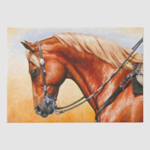 Sorrel Western Pleasure Quarter Horse Tissue Paper