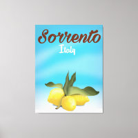 Sorrento Italian vacation travel poster