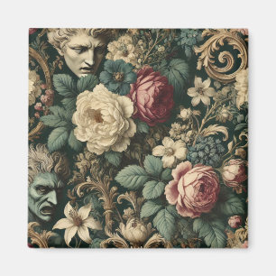 Sorrow in Any Language – Gothic Victorian Floral Magnet