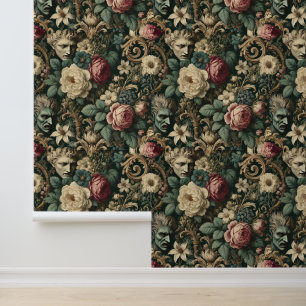 Sorrow in Any Language – Gothic Victorian Floral Wallpaper