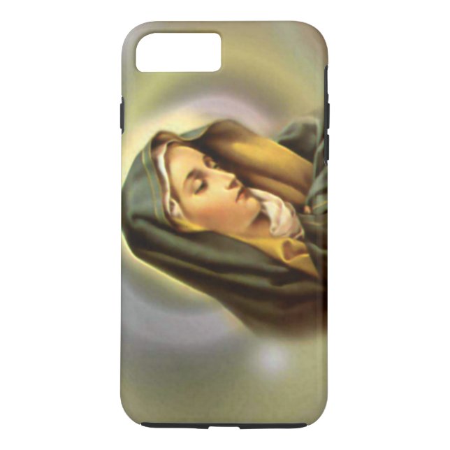 Sorrowful Blessed Virgin Mary in Prayer Case-Mate iPhone Case (Back)