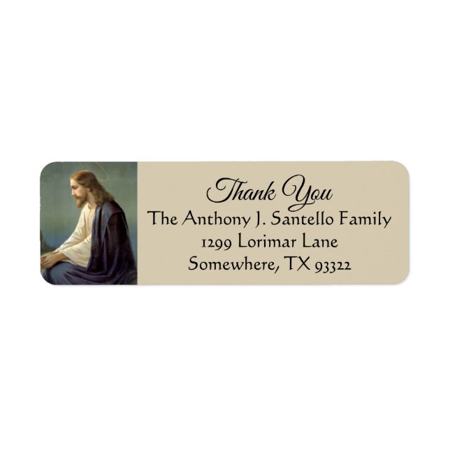 Sorrowful Jesus Thank You (Front)