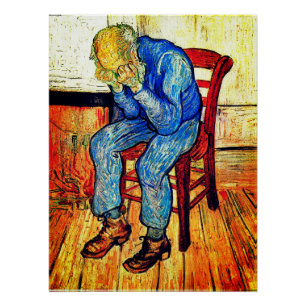 Sorrowing Old Man At Eternity's Gate Poster