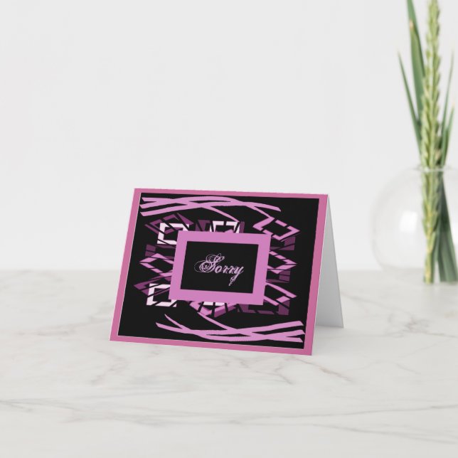 Sorry Apology Card (Front)