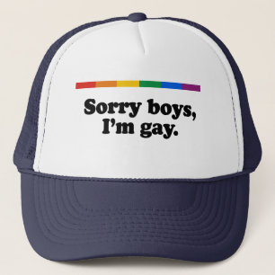 Sorry boys I'm gay 2 Trucker Hat