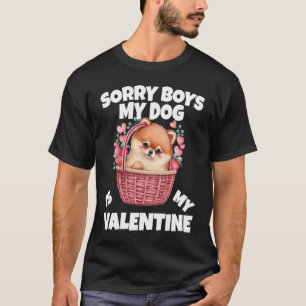 Sorry Boys My Dog Is My Valentine  Dog   2 T-Shirt
