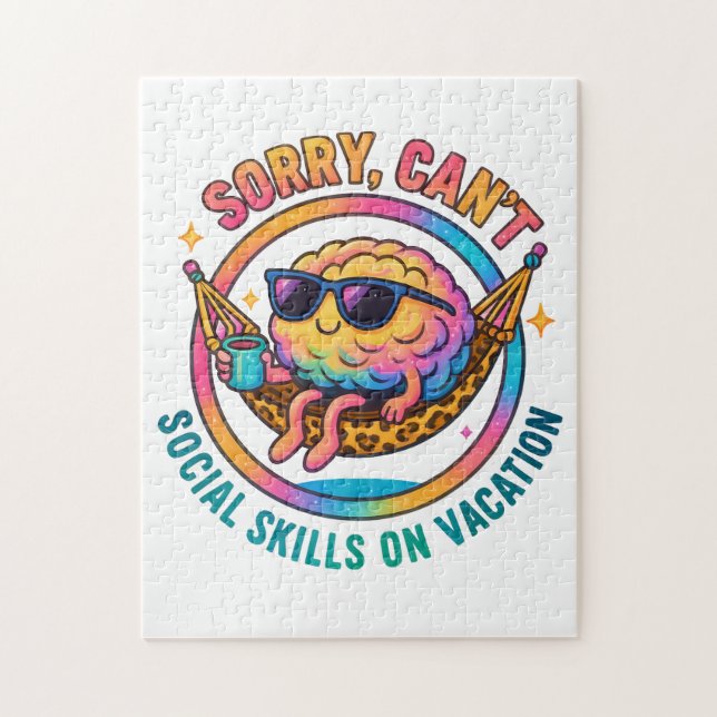 Sorry Can't.... Jigsaw Puzzle (Vertical)