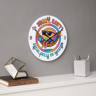 Sorry Can't.... Large Clock