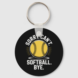 Sorry Can't Softll Bye Funny Softll Player _1  Keychain