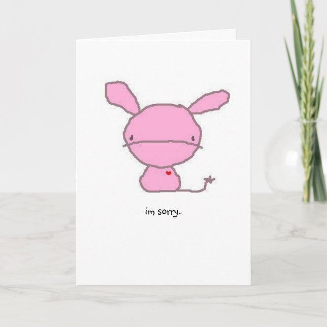 sorry card (Front)