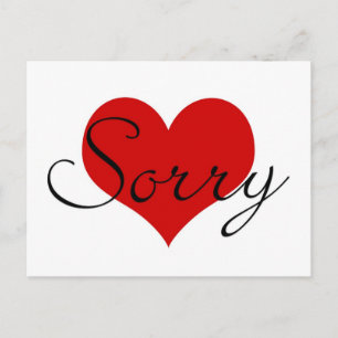 Sorry Card