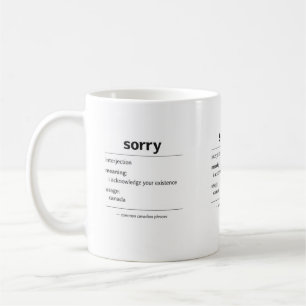 sorry – common canadian phrase definition mug