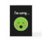 Sorry for Vomiting--humorous apology card