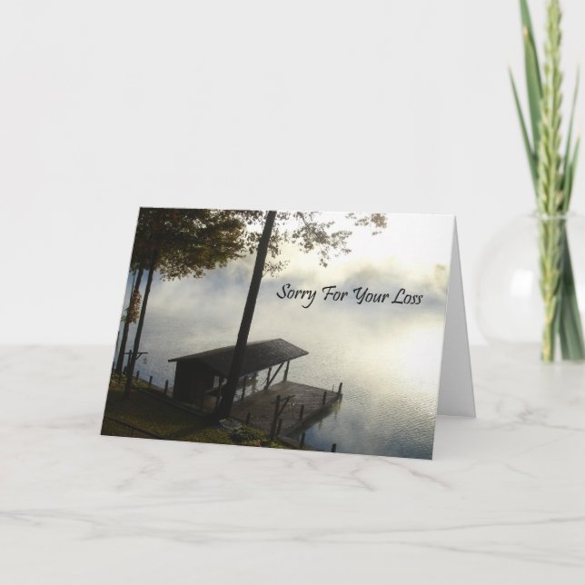 Sorry For Your Loss - Lake Card (Front)