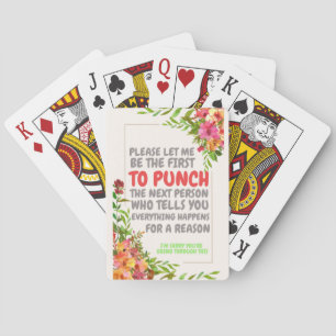 Sorry for Your Loss Sympathy Deepest Regrets Playing Cards