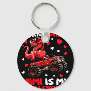 Sorry Girls Mimi Is My Valentine Dinosaur Monster  Keychain