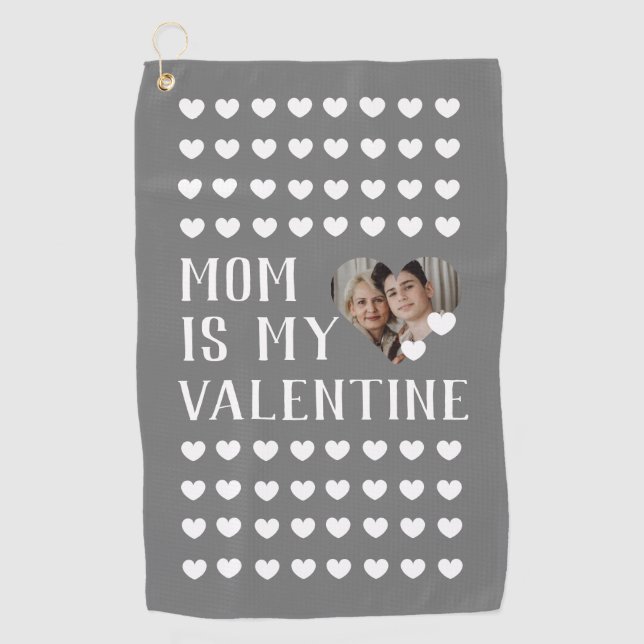 Sorry Girls Mom Is My Valentine Simple Family  Golf Towel (Front)