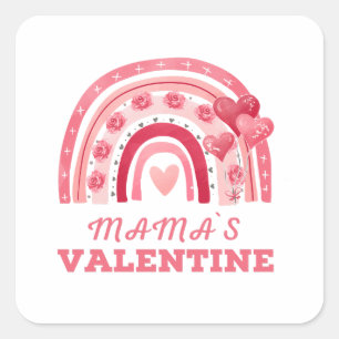 Sorry Girls Mommy is My Valentine For Ever   Square Sticker