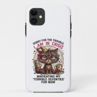 Sorry I Am in Crisis Funny 70th Birthday Quote