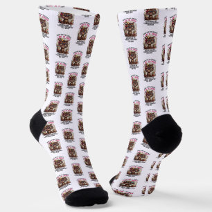 Sorry I Am in Crisis Funny 70th Birthday Quote  Socks