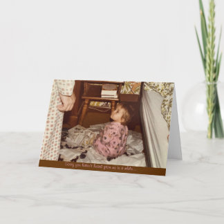 "sorry i haven't written" greeting card 