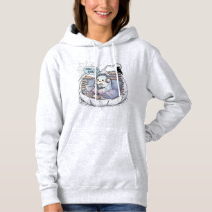 Sorry I'm Booked - Cute Introverted Ghost Reading  Hoodie