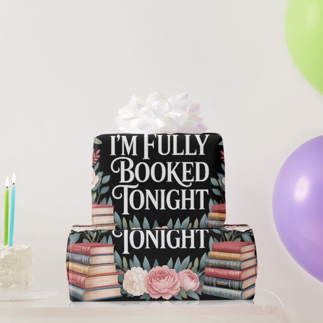 Sorry I'M Fully Booked Tonight  Wrapping Paper (Party Gifts)