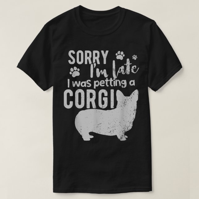 Sorry, I'm late T-Shirt (Design Front)
