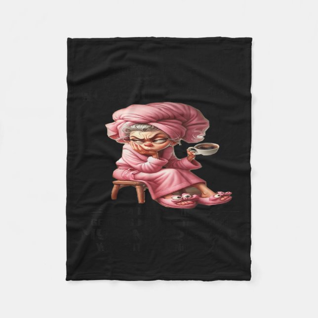 Sorry I'm Not Interested In Your Workout Routine I Fleece Blanket (Front)