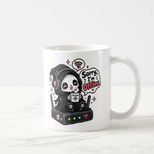 Sorry I'm offline introvert gamer humour Coffee Mug