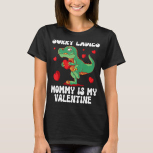 Sorry Ladies Mommy Is My Valentine's Day Rex Kids  T-Shirt