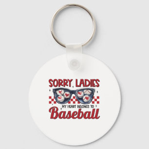 Sorry Ladies My Heart Belongs To Bysebyll Boy Vale Keychain