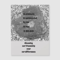 Sorry Magnetic Greeting  Card