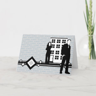 SORRY : mod diamond business silhouettes Card