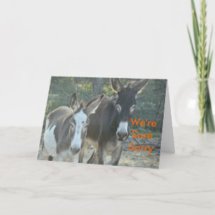 Sorry Mules-customize Card