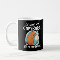 Sorry My Capybara Ate My Homework Funny