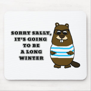 Sorry Sally, Long Winter Mouse Pad