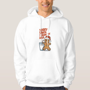 Sorry Santa I Drank The Milk Baby Christmas Outfit Hoodie