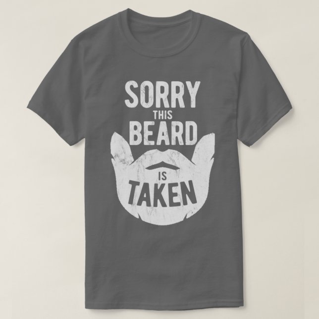 Sorry This Beard Is Taken Pullover Hoodie (Design Front)