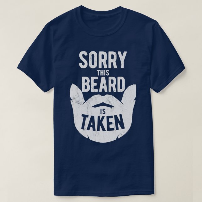 Sorry This Beard Is Taken Pullover Hoodie Classic  (Design Front)