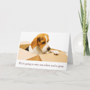 Sorry to see you go card