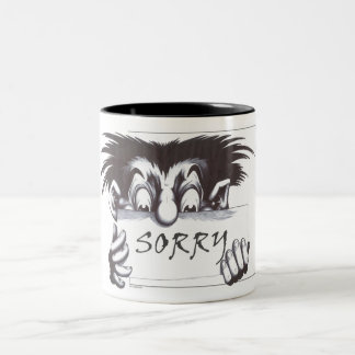 Sorry Two-Tone Coffee Mug