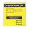 'Sorry we missed you' notepad design 