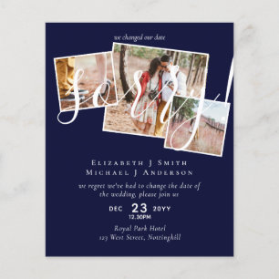 SORRY! Wedding Postponement Change of Date PHOTO