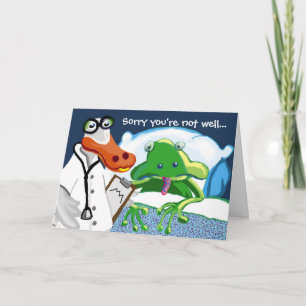 Sorry you're not well... card