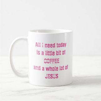 Sort entier de tasse de café de Jésus