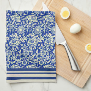 Sorta Blue Calico (Cotton Dish Towel) Kitchen Towel