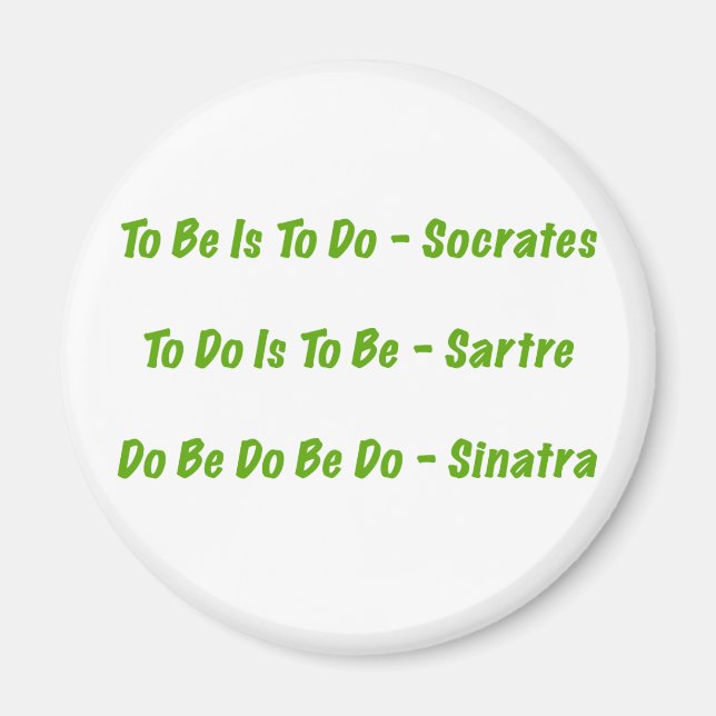Sorta Great Quotes Magnet (Front)